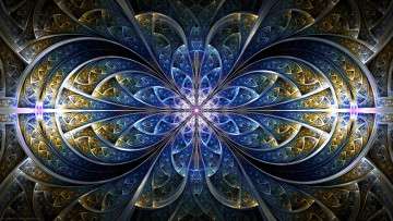 Картинка 3д+графика фракталы+ fractal узор фон цвета