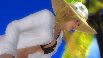 Картинка 3д+графика люди+ people шляпа фон взгляд девушка