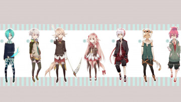 Картинка аниме животные +существа подростки существа арт