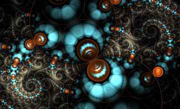 Картинка 3д+графика фракталы+ fractal цвета фон узор