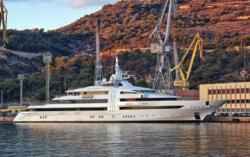 Картинка vibrant+curiosity корабли Яхты суперяхта