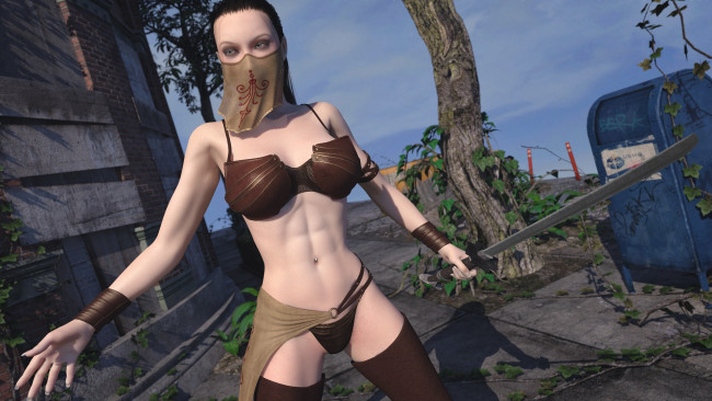 Обои картинки фото 3д графика, люди , people, фон, взгляд, девушка