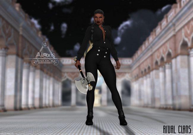 Обои картинки фото 3д графика, фантазия , fantasy, фон, оружие, взгляд, девушка