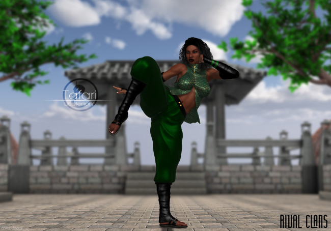 Обои картинки фото 3д графика, люди , people, поза, фон, взгляд, девушка