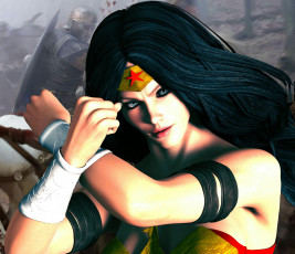 Картинка 3д+графика фантазия+ fantasy девушка фон взгляд