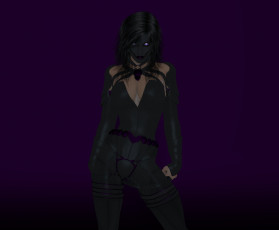 Картинка 3д+графика существа+ creatures девушка взгляд фон