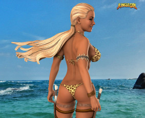 Картинка 3д+графика фантазия+ fantasy девушка взгляд фон