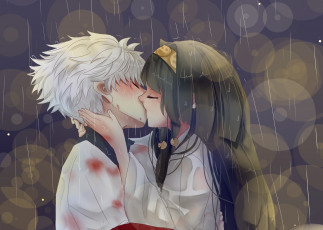 Картинка аниме hunter+x+hunter поцелуй