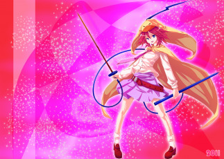 Картинка аниме touhou фон взгляд девушка