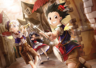 Картинка аниме hunter+x+hunter аллука киллуа гон