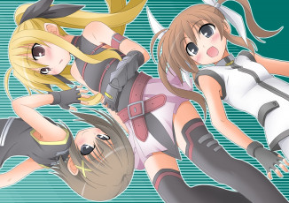 Картинка аниме mahou+shoujo+lyrical+nanoha взгляд девушки фон