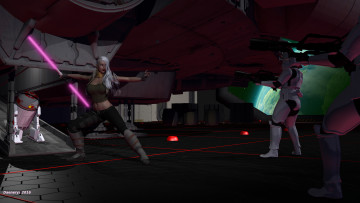 Картинка 3д+графика фантазия+ fantasy взгляд девушки фон