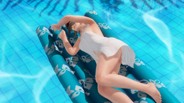 Картинка 3д+графика люди+ people фон взгляд девушка