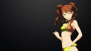 Картинка аниме persona фон взгляд девушка