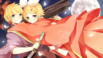 Картинка аниме vocaloid фон взгляд девушки