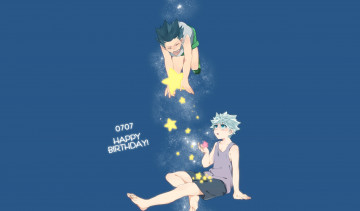 Картинка аниме hunter+x+hunter киллуа гон