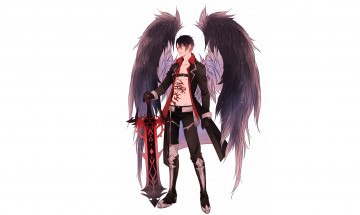 Картинка аниме ангелы +демоны ангел