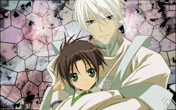 Картинка аниме 07+ghost фон взгляд девушка
