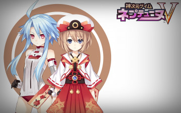 Картинка аниме hyperdimension+neptunia фон взгляд девушки
