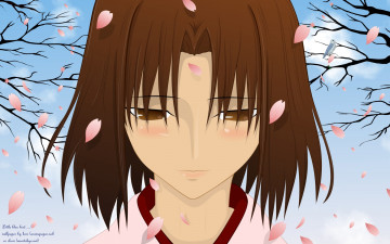 Картинка аниме kara+no+kyokai девушка фон взгляд