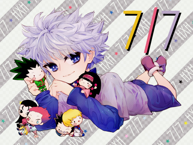 Обои картинки фото аниме, hunter x hunter, killua, zoldyck