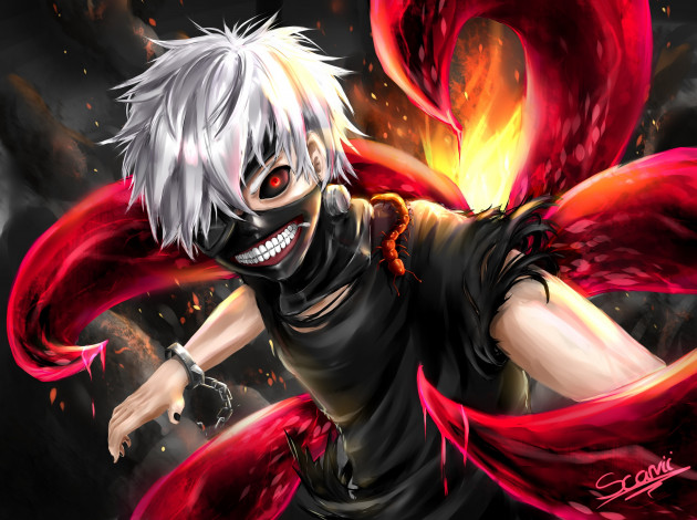 Обои картинки фото аниме, tokyo ghoul, персонаж