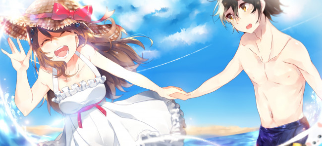 Обои картинки фото аниме, unknown,  другое, двое