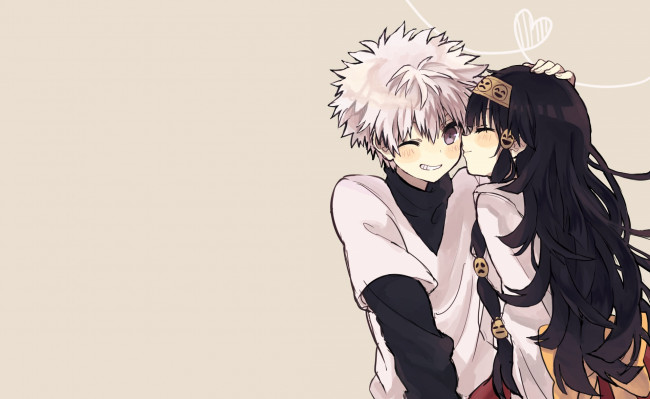 Обои картинки фото аниме, hunter x hunter, аллука, киллуа