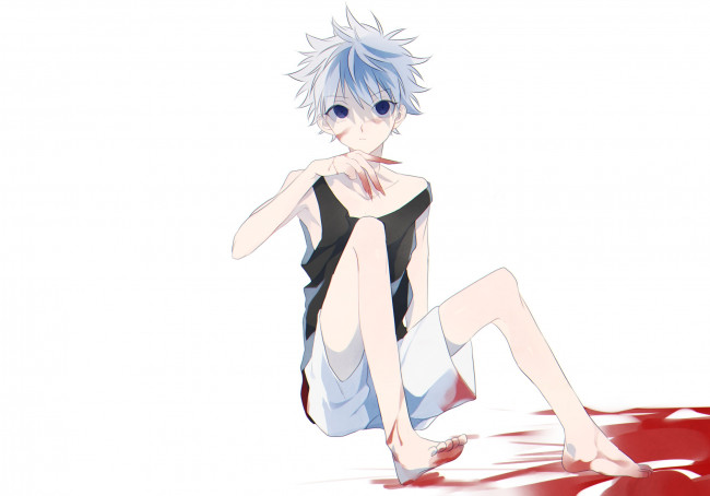 Обои картинки фото аниме, hunter x hunter, killua, zoldyck