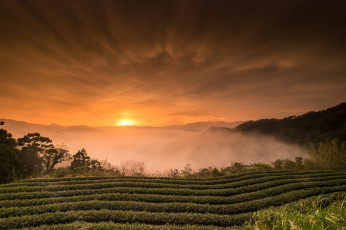 Картинка природа восходы закаты простор