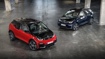 обоя bmw i3 and i3s 2018, автомобили, bmw, 2018, i3, i3s