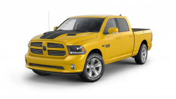 Картинка dodge+ram+1500+stinger+yellow+sport+2016 автомобили ram dodge 2016 yellow stinger 1500 sport