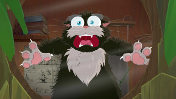 Картинка мультфильмы иван+царевич+и+серый+волк+3 эмоции кот