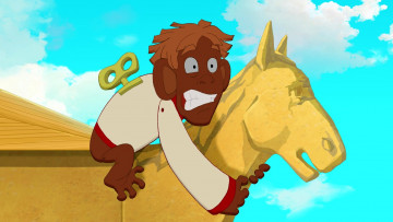 обоя мультфильмы, иван царевич и серый волк 3, игрушка