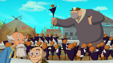 Картинка мультфильмы иван+царевич+и+серый+волк+3 великан тыква лицо взгляд