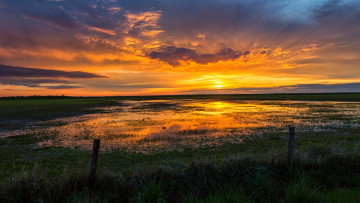 Картинка природа восходы закаты простор