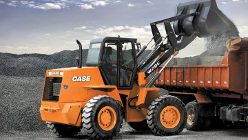 Картинка техника фронтальные+погрузчики case