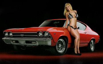 Картинка автомобили -авто+с+девушками chevrolet