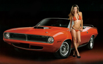 Картинка автомобили -авто+с+девушками plymouth