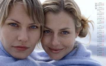 Картинка календари девушки двое лицо взгляд