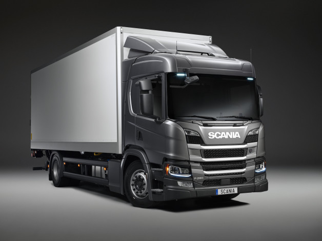 Обои картинки фото автомобили, scania, 2018, p280, lkw, фура, скания