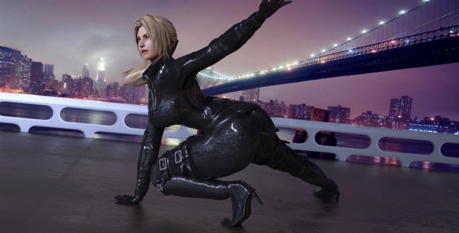 Обои картинки фото 3д графика, люди , people, фон, взгляд, девушка