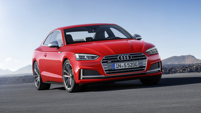 Обои картинки фото audi s5 coupe 2018, автомобили, audi, 2018, coupe, s5
