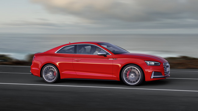 Обои картинки фото audi s5 coupe 2018, автомобили, audi, s5, coupe, 2018