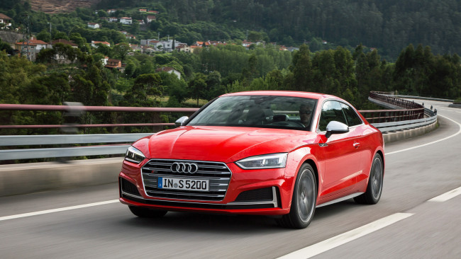 Обои картинки фото audi s5 coupe 2018, автомобили, audi, s5, coupe, 2018