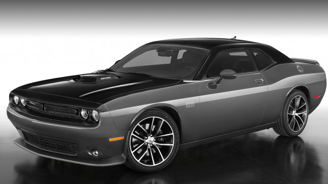 Обои картинки фото dodge challenger mopar billet silver 2017, автомобили, dodge, challenger, mopar, billet, silver, 2017