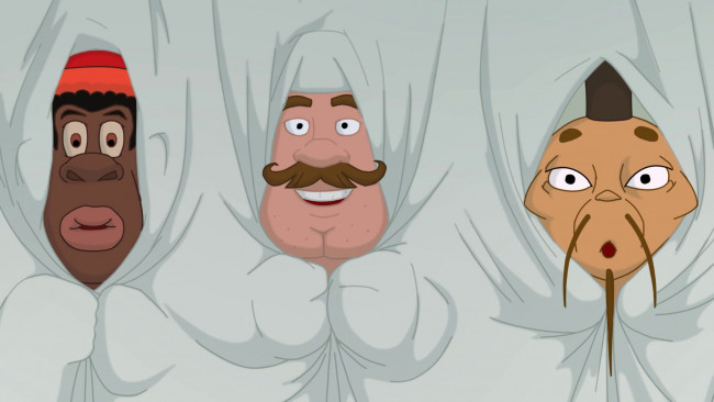 Обои картинки фото мультфильмы, иван царевич и серый волк 3, мужчина, лицо