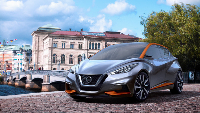Обои картинки фото nissan sway concept 2015, автомобили, выставки и уличные фото, 2015, concept, sway, nissan