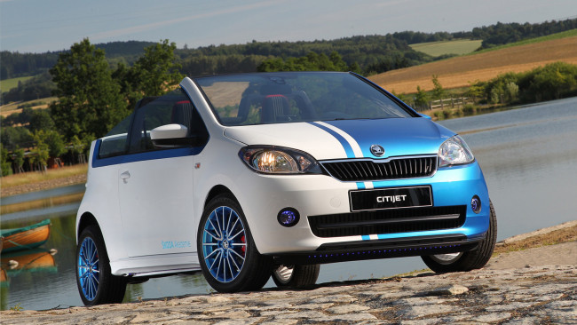 Обои картинки фото skoda citigo citijet concept 2015, автомобили, skoda, citijet, citigo, 2015, concept