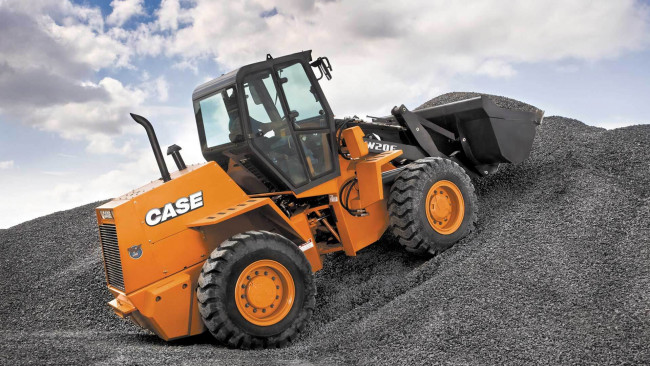 Обои картинки фото техника, фронтальные погрузчики, case